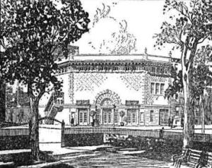 Herman Lee Meader's Sketch of the Greenwich Village Theatre